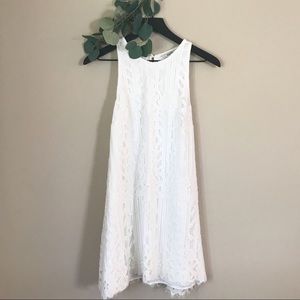 Speechless white lace sleeveless dress size S